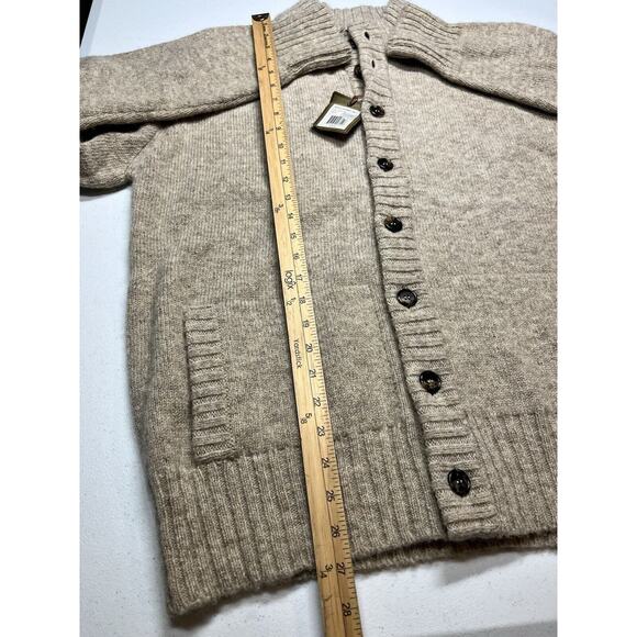 Filson Womens Scottish Wool Natrual Button Down Cardigan Sweater NWT L - Picture 5 of 7